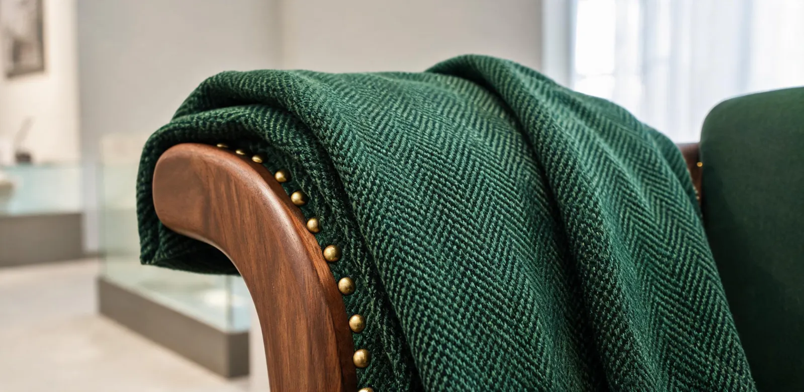 Milliken textile sample desk